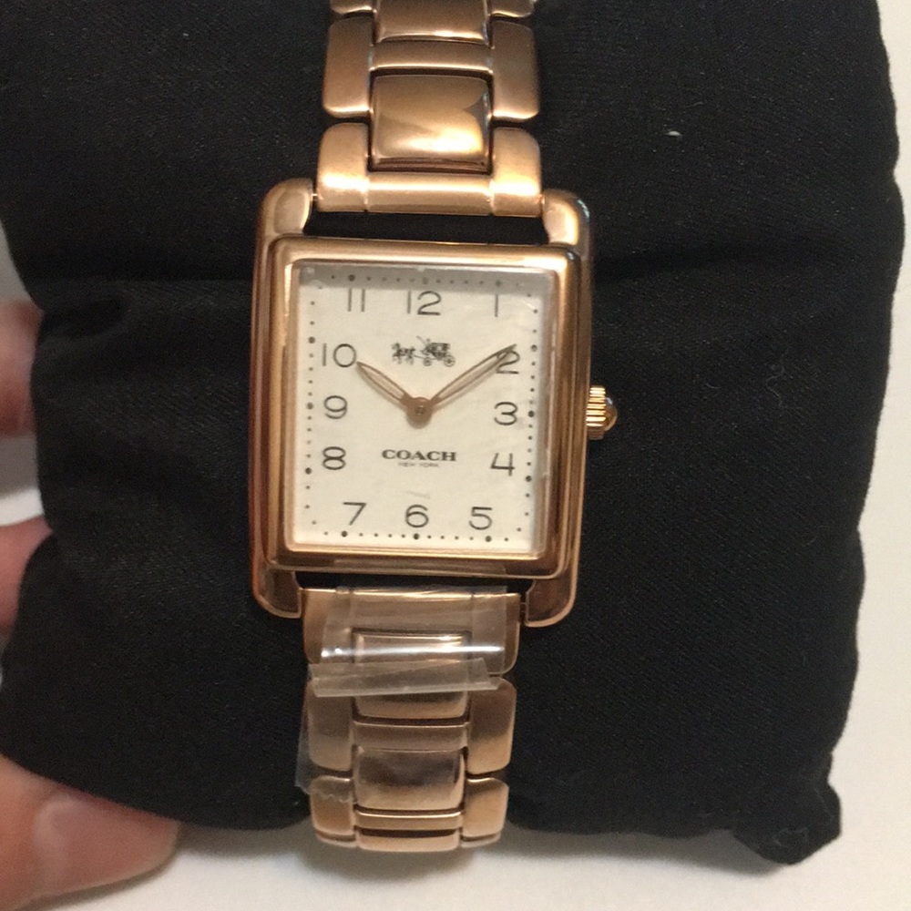 Coach rose gold watch like “page” “renwick” style